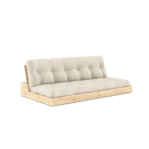 Karup Design Base Sofa Bed With 5-Layer Mattress Clear/Linen