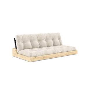 Karup Design Base Sofa Bed With 5-Layer Mattress Black Night/Ivory