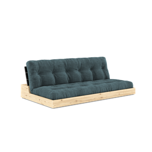 Karup Design Base Sofa Bed With 5-Layer Mattress Black Night/Pale Blue