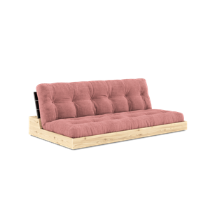 Karup Design Base Sofa Bed With 5-Layer Mattress Black Night/Sorbet Pink