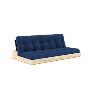 Karup Design Base Sofa Bed With 5-Layer Mattress Black Night/Royal Blue