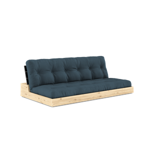 Karup Design Base Sofa Bed With 5-Layer Mattress Black Night/Petroleum