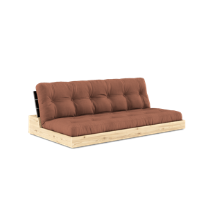 Karup Design Base Sofa Bed With 5-Layer Mattress Black Night/Clay Brown