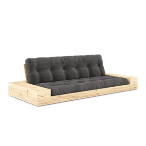 Karup Design Base Sofa Bed With Side Box & 5-Layer Mattress Clear/ Charcoal