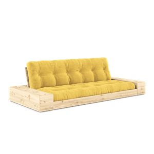 Karup Design Base Sofa Bed With Side Box & 5-Layer Mattress Clear/ Honey