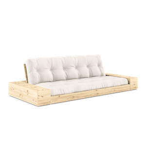 Karup Design Base Sofa Bed With Side Box & 5-Layer Mattress Clear/Natural