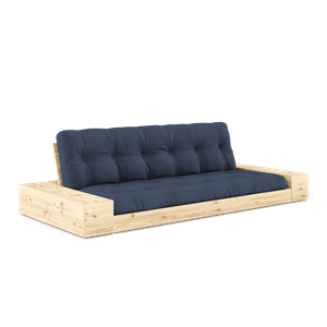 Karup Design Base Sofa Bed With Side Box & 5-Layer Mattress Clear/Navy