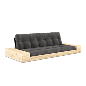 Karup Design Base Sofa Bed With Side Box & 5-Layer Mattress Black Night/Coal