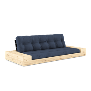 Karup Design Base Sofa Bed With Side Box & 5-Layer Mattress Black Night/Navy