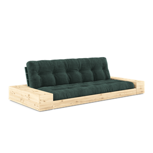 Karup Design Base Sofa Bed With Side Box & 5-Layer Mattress Lush Green/Seaweed