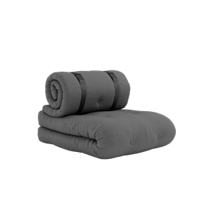 Karup Design Buckle-Up Armchair With Mattress & Belt Outdoor 403 Dark Grey/ Black