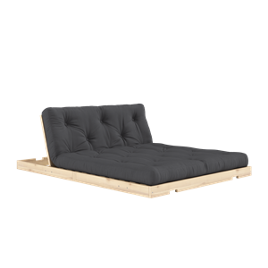 Karup Flip Sofa Bed With Mattress 140x200 Dark Grey/Raw