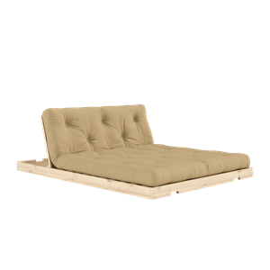 Karup Design Flip Sofa Bed With Mattress 140x200 Wheat Beige/Raw