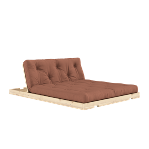 Karup Design Flip Sofa Bed With Mattress 140x200 Clay Brown/Raw