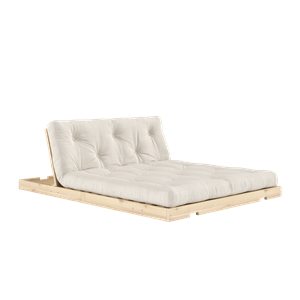 Karup Flip Sofa Bed With Mattress 140x200 Linen/Raw
