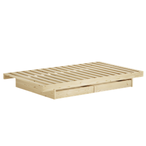 Karup Design Kanso Bed Frame With 2 Drawers 90x200 Raw