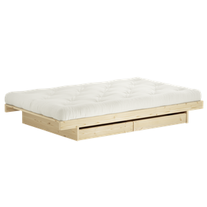 Karup Design Kanso Bed Frame With 2 Drawers 90x200 Raw