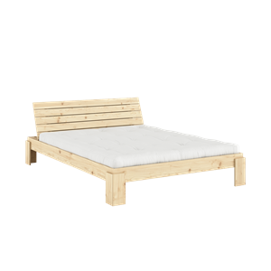 Karup Design Layers Bed Frame With Headboard 160x200 Raw