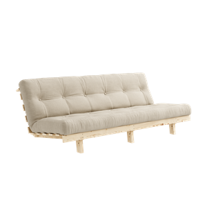 Karup Design Lean Sofa Bed With Alpha Mattress 130x200 Beige/Raw