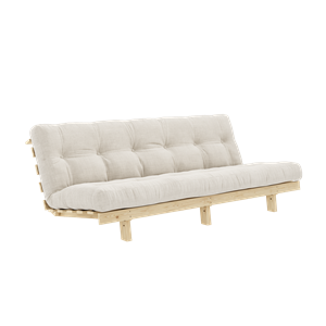 Karup Design Lean Sofa Bed With Alpha Mattress 130x200 Ivory/Raw