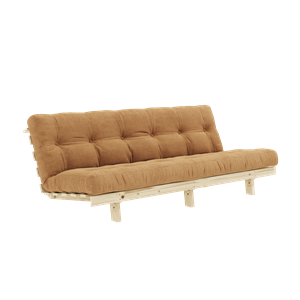 Karup Design Lean Sofa Sofa With Alpha Mattress 130x200 Fudge Brown/Raw