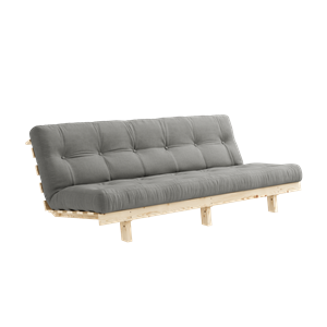 Karup Design Lean Sofa Sofa With Alpha Mattress 130x200 Gray/Raw