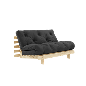 Karup Design Roots Sofa Bed With Mattress 140x200 734 Dark Grey/Pine