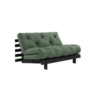 Karup Design Roots Sofa Bed With Mattress 140x200 756 Olive Green/ Black Pine