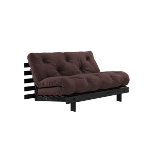 Karup Design Roots Sofa Bed With Roots Mattress 140x200 Brown/ Black Lacquered