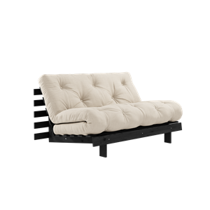 Karup Design Roots Sofa Bed With Roots Mattress 140x200 Beige/ Black Lacquered