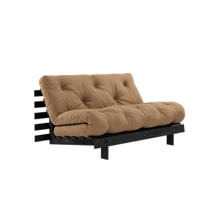 Karup Design Roots Sofa Bed With Roots Mattress 140x200 Mocca/Black Lacquered