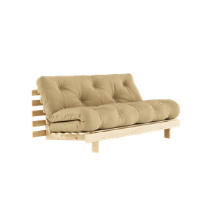 Karup Design Roots Sofa Bed with Mattress 160x200 758 Wheat Beige/ Pine