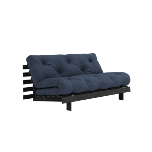 Karup Design Roots Sofa Bed With Roots Mattress 160x200 Navy/Black Lacquered