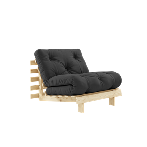 Karup Design Roots Sofa Bed With Mattress 90x200 734 Dark Grey/Pine