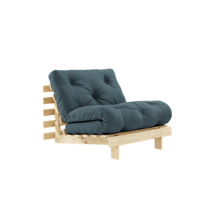 Karup Design Roots Sofa Bed with Mattress 90x200 757 Petrol Blue/Pine