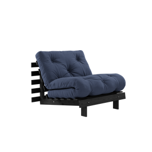 Karup Design Roots Sofa Bed With Mattress 90x200 Black Night/Navy