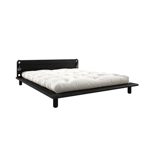 Karup Peek Bed Frame With 2 Lamps 140x200 102 Black