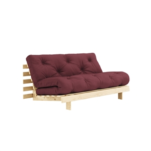 Karup Roots Sofa Bed 160x200 Raw/710 Bordeaux
