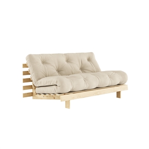Karup Roots Sofa Bed 160x200 Raw/747 Beige