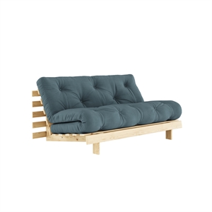 Karup Roots Sofa Bed 160x200 Raw/757 Petrol Blue