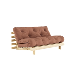 Karup Roots Sofa Bed 160x200 Raw/759 Clay Brown
