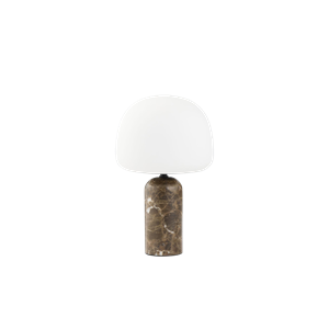 Northern Kin Table Lamp H33 Brown Marble