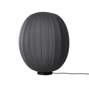 Made By Hand Knit-Wit High/Oval Floor Lamp Low Ø65 Black