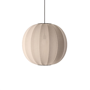 Made By Hand Knit-Wit Round Pendant Ø60 Sand Stone LED