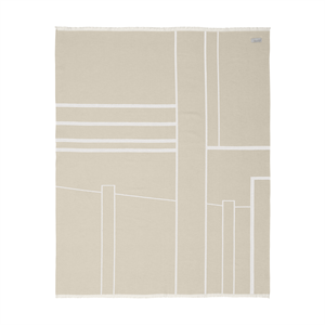 Kristina Dam Studio Architecture Plaid Beige/ Off-white