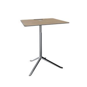 Fritz Hansen Little Friend KS13 Side Table Adjustable Height Oak/Polished Aluminum