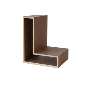 Maze L-shelf Shelf Walnut