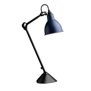 Lampe Gras N205 Table Lamp Mat Black & Mat Blue