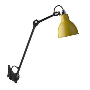Lampe Gras N222 Wall Lamp Mat Black & Mat Yellow