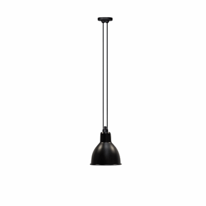 Lampe Gras N322 XL Pendant Mat Black Round
